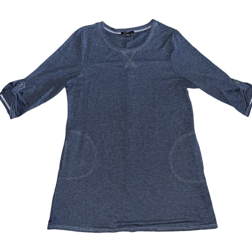 Robert Louis Blue Knit Dress Size XL